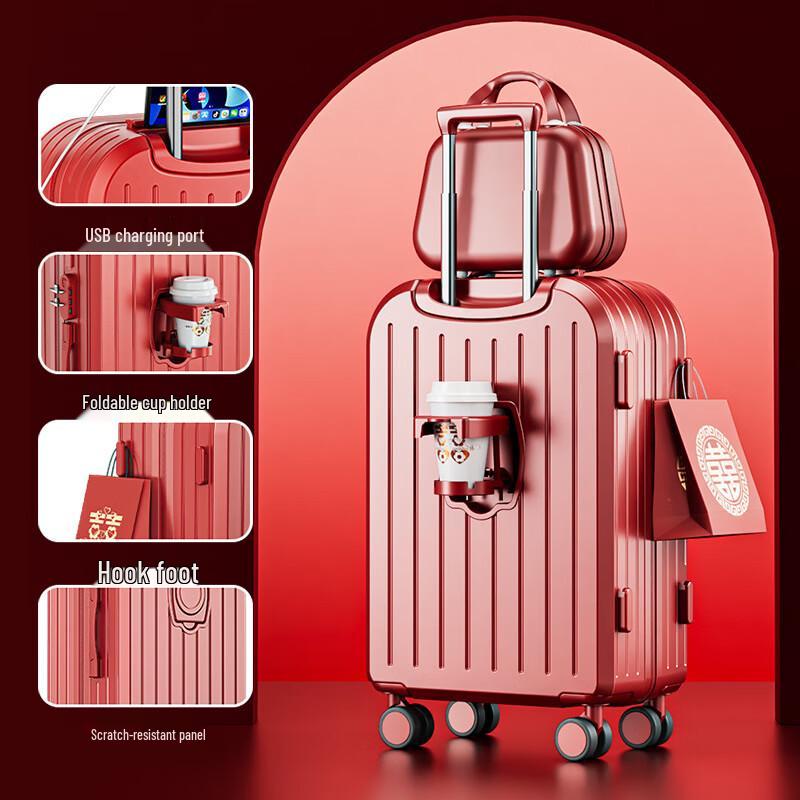 KarLot Wedding Travel Luggage Set 28-inch