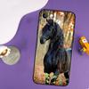 Beautiful Elegant Brown Horses Case For iPhone 14 13 Pro X XS Max XR 7 8 Plus Cover For iPhone 14 12 Mini 11 Pro Max SE 2020