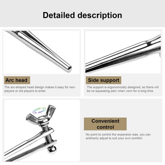 Harnröhrenröhrenstab, freie Einstellung, ergonomischer Penisplug aus Edelstahl 304, männlicher Sexkatheter für Männer
