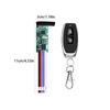 433MHz Wireless RF Remote Control Switching Small Relays DC3.6V 24V 30-50m Long Ranges Remote for Home Industrial Use
