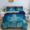 3D Skeleton Bedding Set Skull Duvet Cover 2/3Pcs Quilt Cover With Pillowcase Queen King Size Soft Fabric Bedclothes
