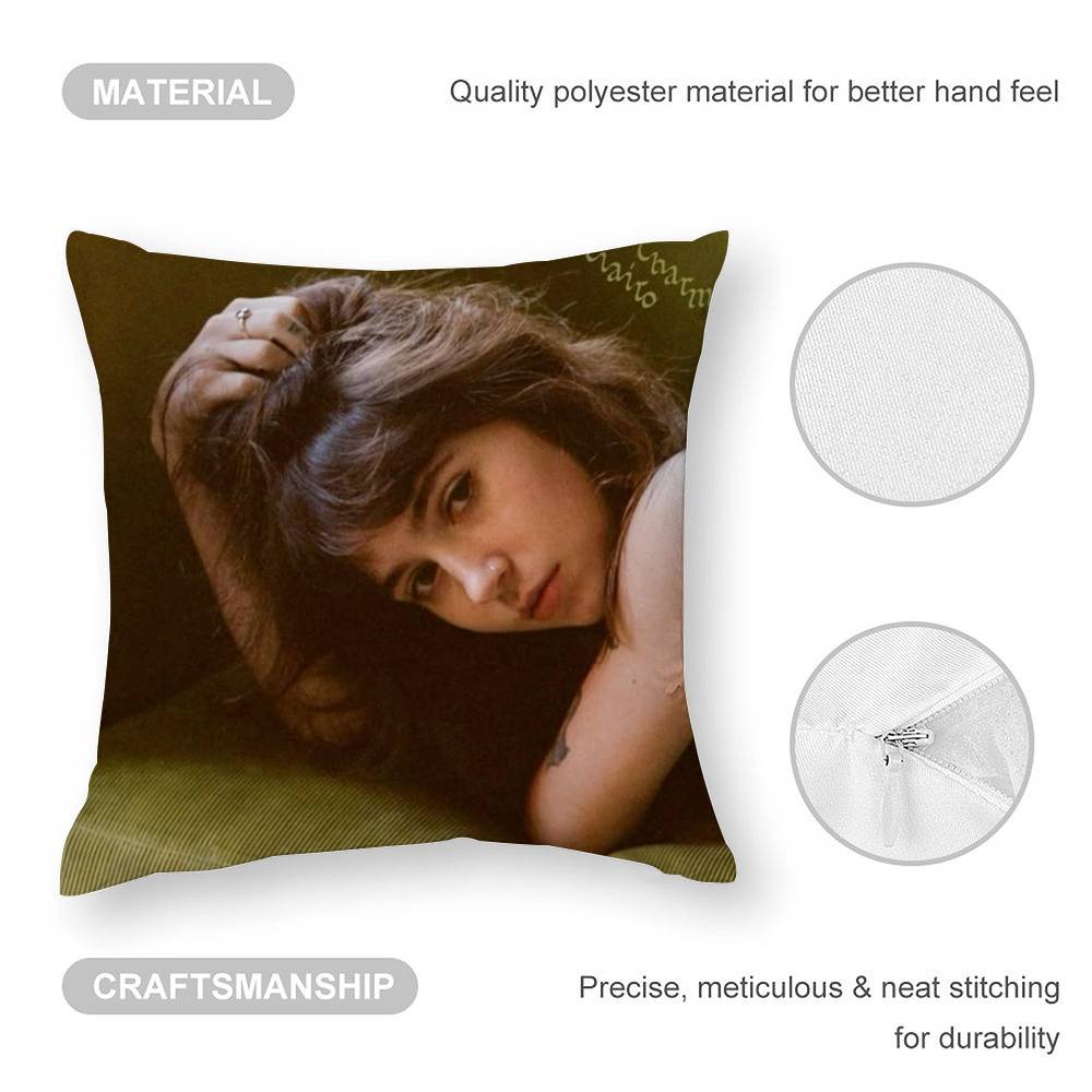 Singer C-Clairo Charm Pillow Case Sofa Living Room Bedroom Double-Sided Printing Square Cushion Nap Time Pillow Case