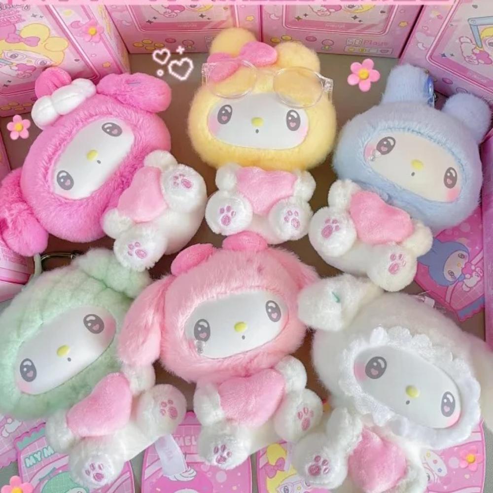 My Melody 50th Anniversary Milk Candy Series Blind Box  Kawaii Anime Action Mystery Box Cute Doll Gift