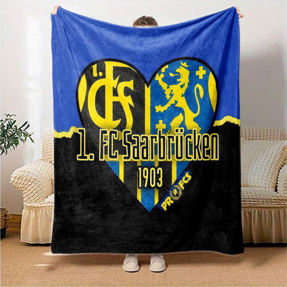 Fc Saarbrcken Blanket, High quality Comfortable for All Seasons, Home Decor, Warmth and Comfort