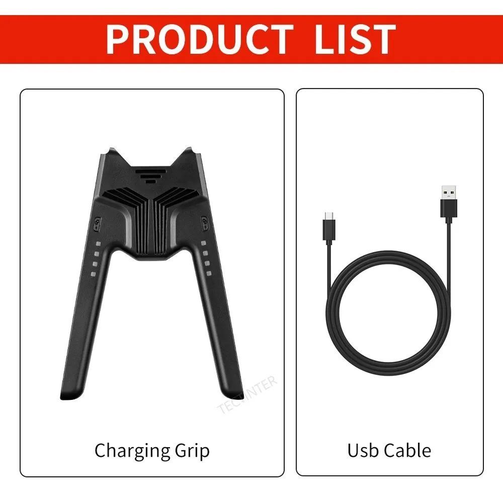 Charger Grip for Nintendo Switch/Oled Joypad Controller Gamepad Type-C Charging Stand with LED Indicator for Switch Accessories