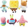 Cartoon Sea Sponge Starfish Crab Boss Snail Plush Toys Dolls Boys Birthday Gift