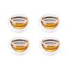 4/6 Stück 50ml Schnapsglas Teetassen Doppelwandige Gläser Teetassen Exquisites Kung Fu Trinkgeschirr Heimdeko Espresso Teetasse Teetasse