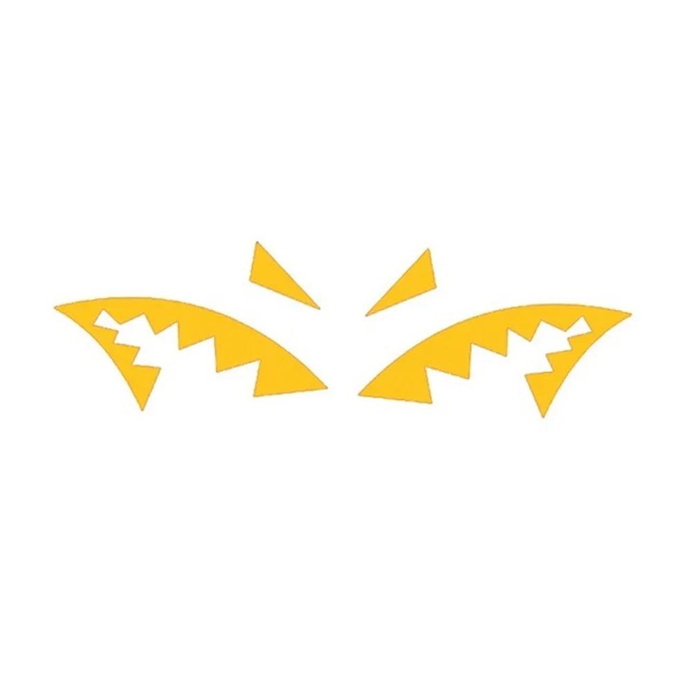 

Персонализированные наклейки для украшения модификаций, наклейки на автомобиль с антенной в виде плавника акулы, виниловые наклейки с изображением клюва акулы, наклейки на мотоцикл и автомобиль жёлтый