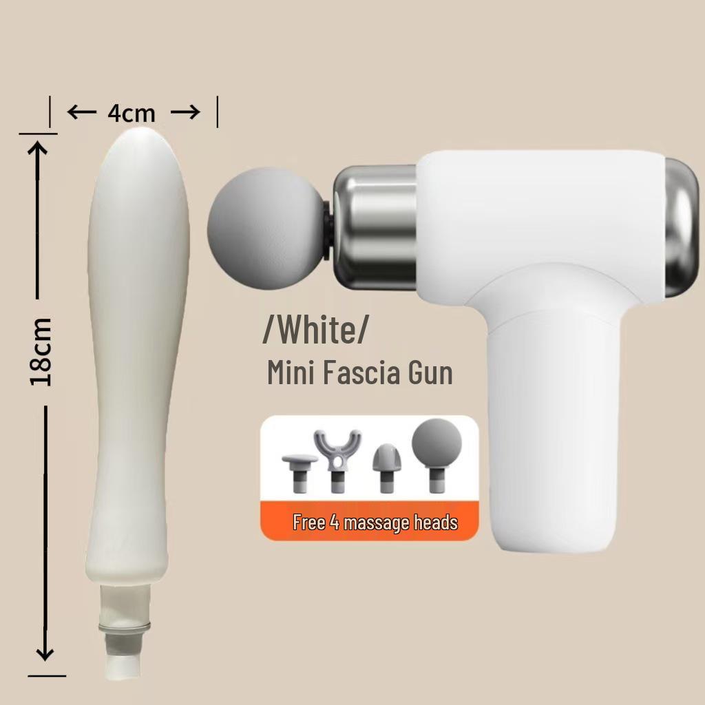 Wielofunkcyjny silikonowy adapter głowicy masującej do pistoletu do masażu tkanek głębokich - Cichy i kreatywny design