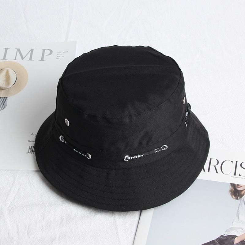 Double-Sided Fisherman Hat Outdoor Travel Sun Hat Sun Protection Hat Unisex Bucket Hat Travel Agency чёрный