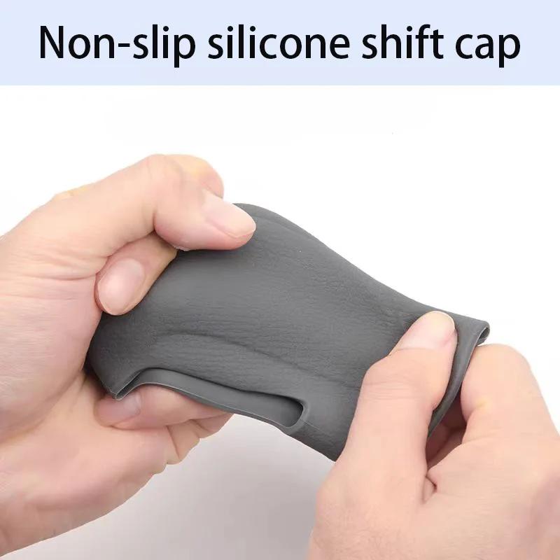 Car Anti Skid Shift Knob Silicone Automatic Shift Knob Cover Universal Fit Shift Handle Toyota C-hr Camry Corolla Auto Parts
