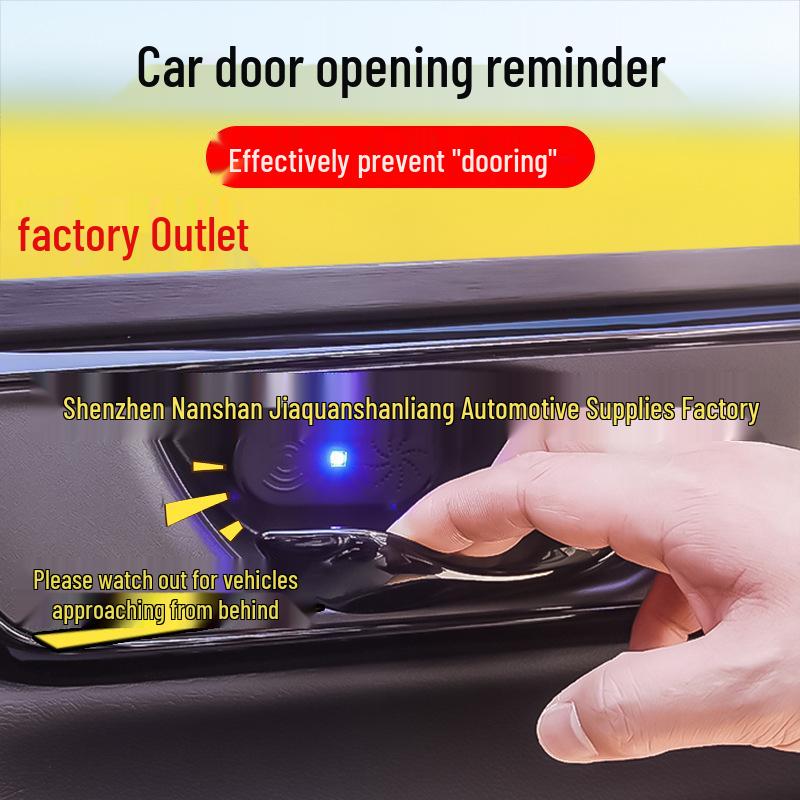 Car Door Open Voice Alert & Safety Light System