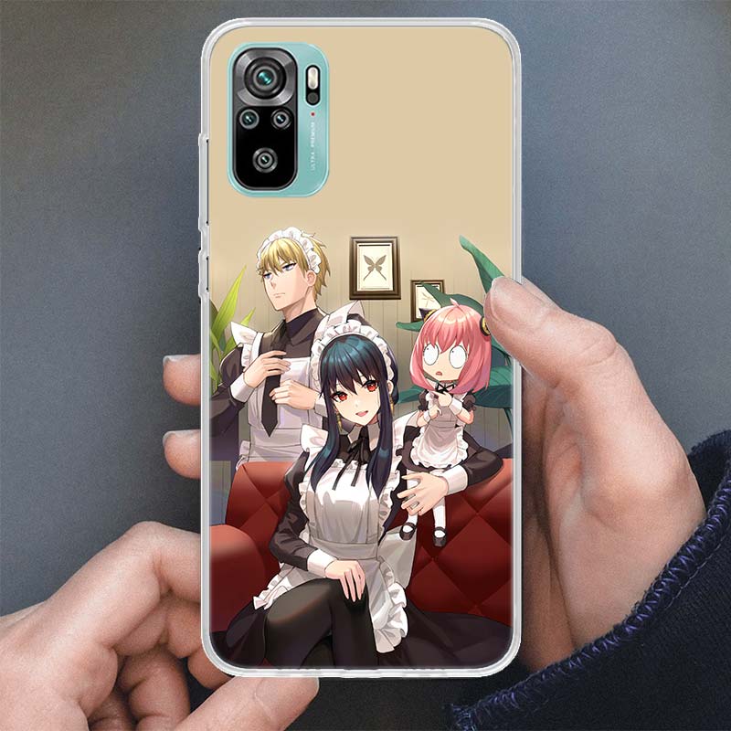 

Чехол для телефона Spy×Family Anime для Xiaomi Redmi 9 9A 9C 9T 10 10A 10C 8 8A 7 7A 6 6A S2 K20 K40 Pro, мягкий силиконовый чехол Redmi S2