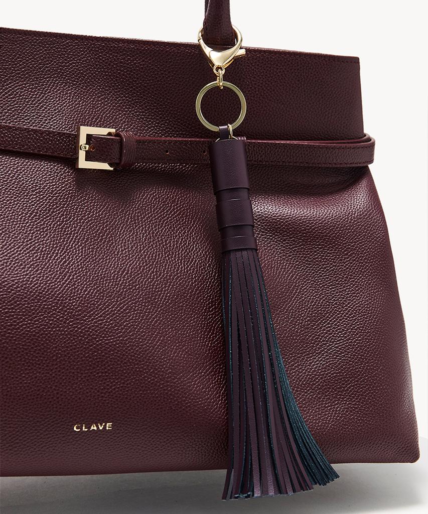 Clave Leather Tassel Charm [3 Colors]