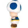 Sanei Boeki Super Mario All Star Collection Blue Toad Plush Toy 11x10x20cm