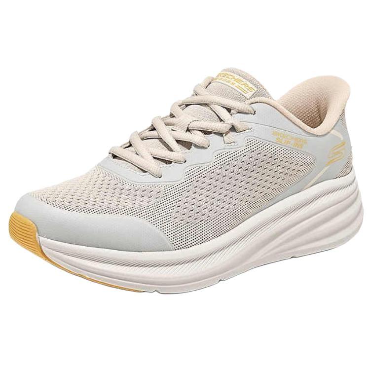 Skechers Slip-Ons Comfortable Versatile Fabric Low-Top Running Shoes Men Sneakers White Gray 118431-OFWT