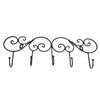 Crochet Manteau Suspendu Porte Mural Cintre Cuisine Salle de Bain Cintre avec 5 Crochets Support pour Serviette Vêtements Chapeau