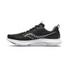Fabric Cushioning Abrasion Resistant Breathable Low Top Training Running Shoes Men's Black Silver S20724-05