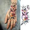 Long Lasting Rose Temporary Tattoo Flower Body Art Sticker Sweet Instant Decals  Daily Use