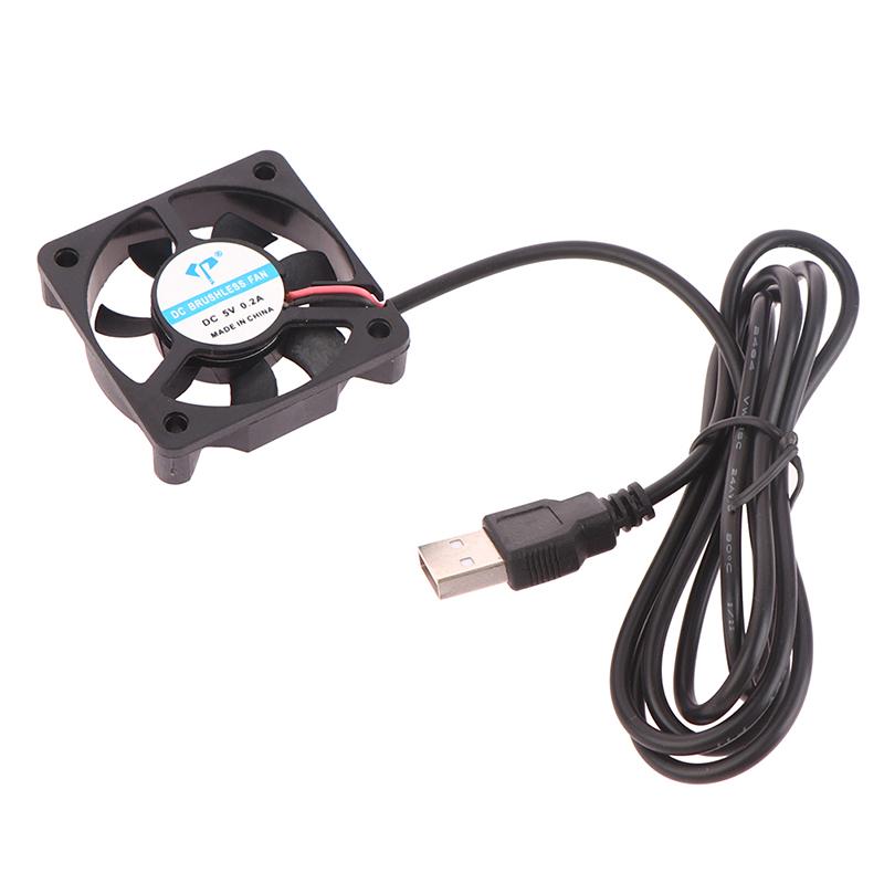 1Pc Dc5010 Silent Fan 5V Oily Usb Cable Humidifier Connector Pc Fan Cooler Heatsink Exhaust Cpu Cooling Fan Replacement Parts