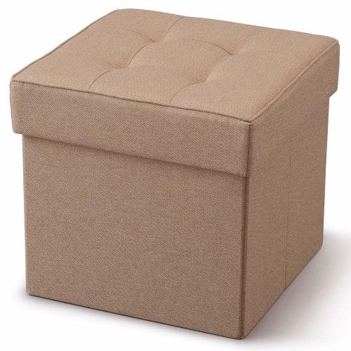 IRIS OHYAMA (IRIS) Stool Storage Box, Brown, Regular, SSTR-38