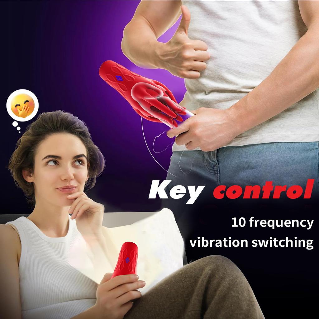 Sex Glans Trainer Male  Massage Male Masturbator 10 Speeds Vibrator Glans Vibrator Sex Toys for Men Delay Lasting Stamina Exer