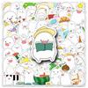 50 Wow Wow Wow Wow Cartoon Stickers Cute Japanese Comics What Kind of Life Do You Want To Live Out  Decorative Mobile Phone Case Stickers