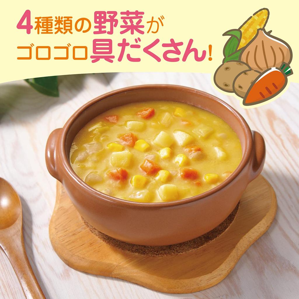 Glico Clair Obasan Hearty Corn Chowder 180g X 10 Pcs