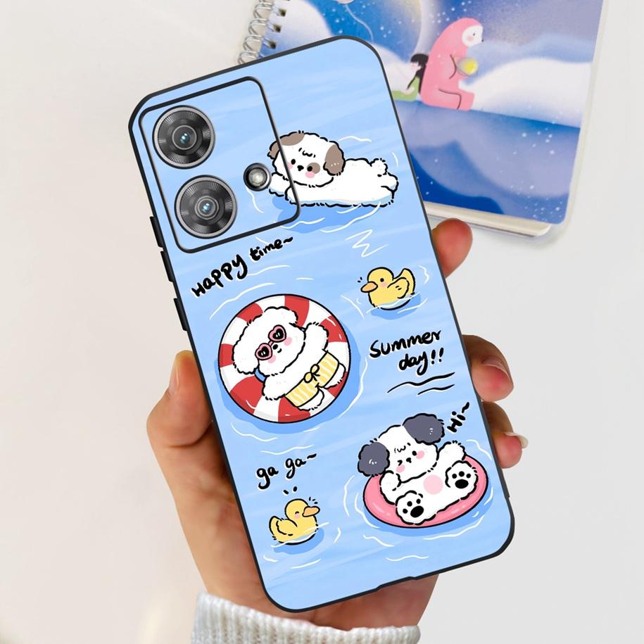 For Motorola Edge 40 Neo Case Soft Transparent Silicone Bumper Shockproof Cover For Moto Edge40 Neo Edge40Neo 5G XT2307-1 Fundas