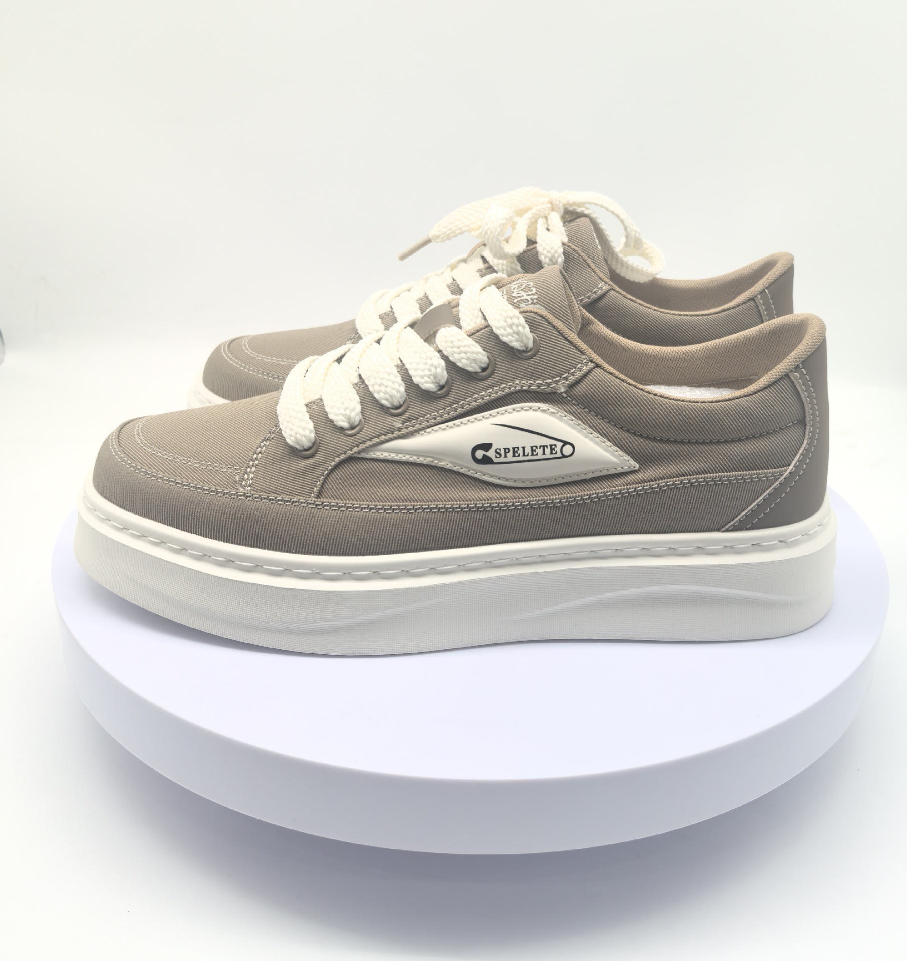 

SPELETE оригинальные парусиновые туфли мужские нишевые туфли с большой головой дышащие уличные повседневные кеды мужские 45 хаки