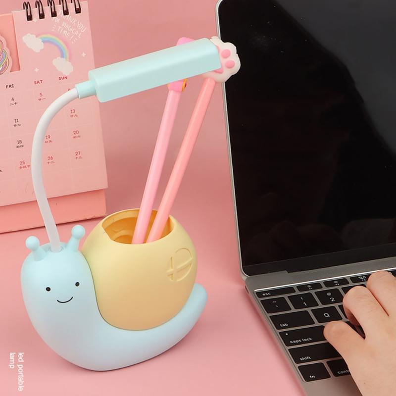 Cartoon Creative Learning Desk Lamp Led Charging Eye Protection Table Lamp Kindergarten Children's Table Lamp