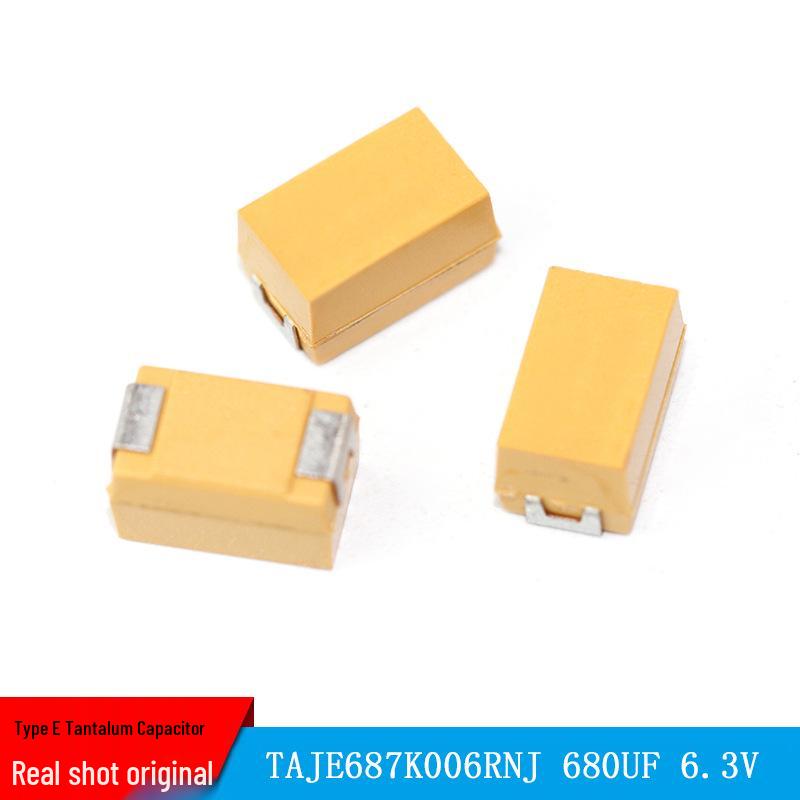 7343 SMD Tantalum Capacitor Type E 15-150uF K Grade 10%
