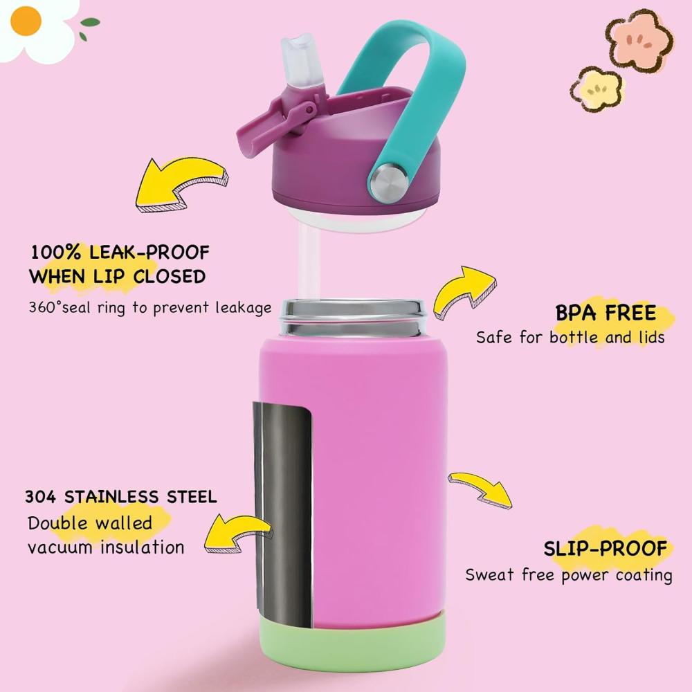 Бутылка для воды из нержавеющей стали для детей — фото 8