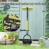 Manual Half-Moon Serrated Edging Shovel for Gardening