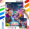 Toy Story Oil Paint Digital Painting Art Kit FillIn Painting Home Decor