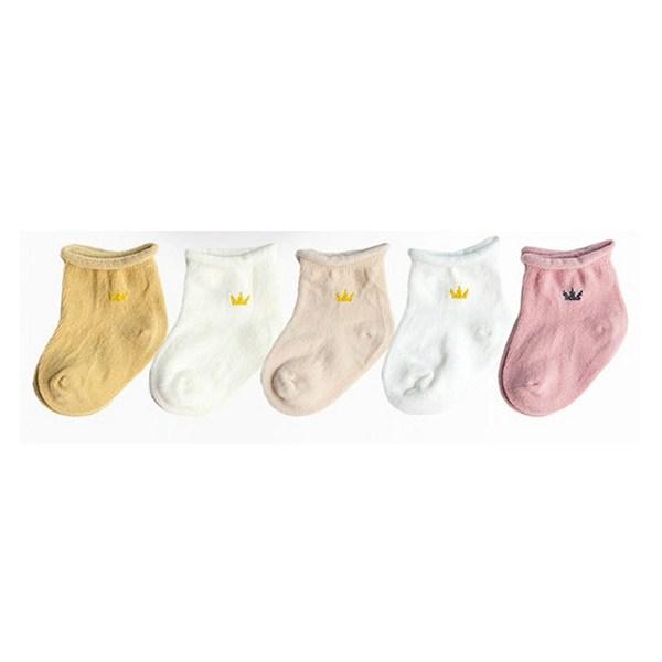 MK Boys' Basic Crown Socks 3-piece Set, Korean Baby Products