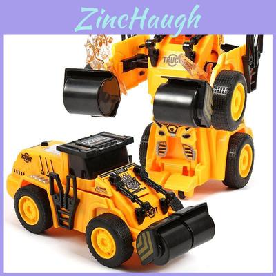 Inertia Oneclick Transforming Construction Vehicle Toy For Kids With Impact And Creative Play
