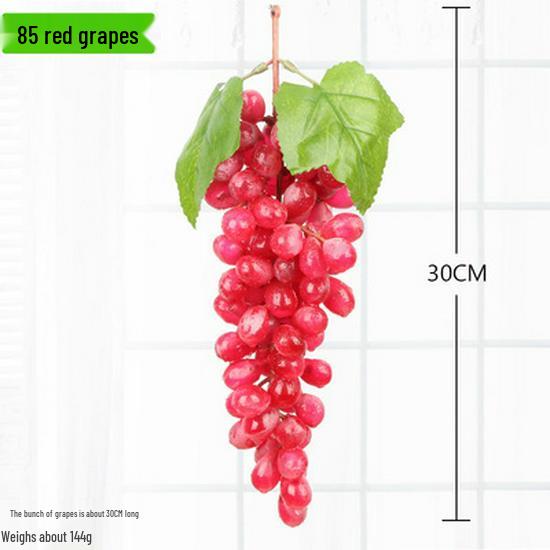 Green Leaf Rattan Grape Decorative Artificial Vine for Balcony & AC Pipe Cover
