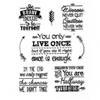 1pc Clear Stamp Transparent Silicone Stamp Spill and Splatter Rubber Stamp for Scrapbook Journal Card Making