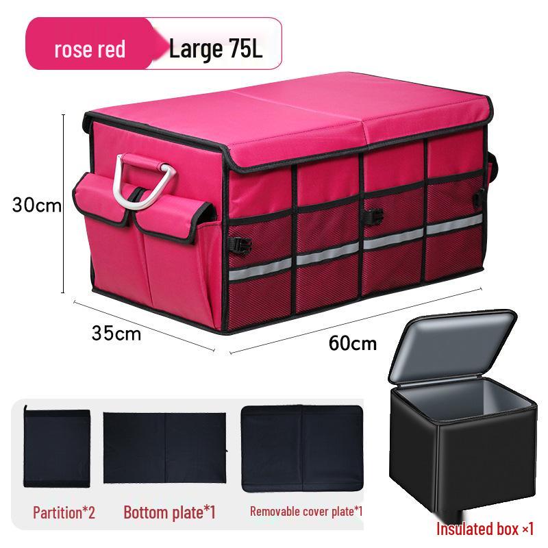 Foldable Car Trunk Organizer Box for Outdoor Use