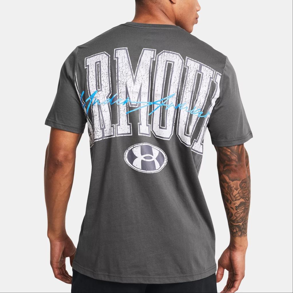 Men's T-Shirt Under Armour T Shirt Men's Gray