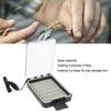 Fly Fishing Box Transparent Large Capacity Portable Waterproof Fly Fishing Lures Box Case with Lanyard for Fishing