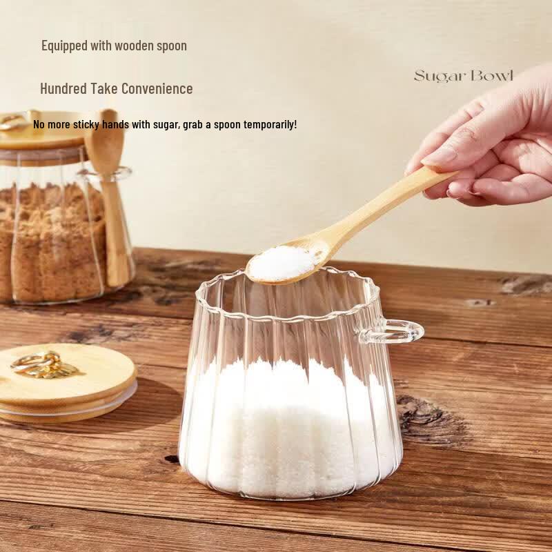 Qiwei luftdichte Glaszuckerdose