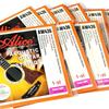 Alice AW436 Acoustic Guitar Single Steel Strings (1/2/3/4/5/6) - Folk Guitar String Accessories