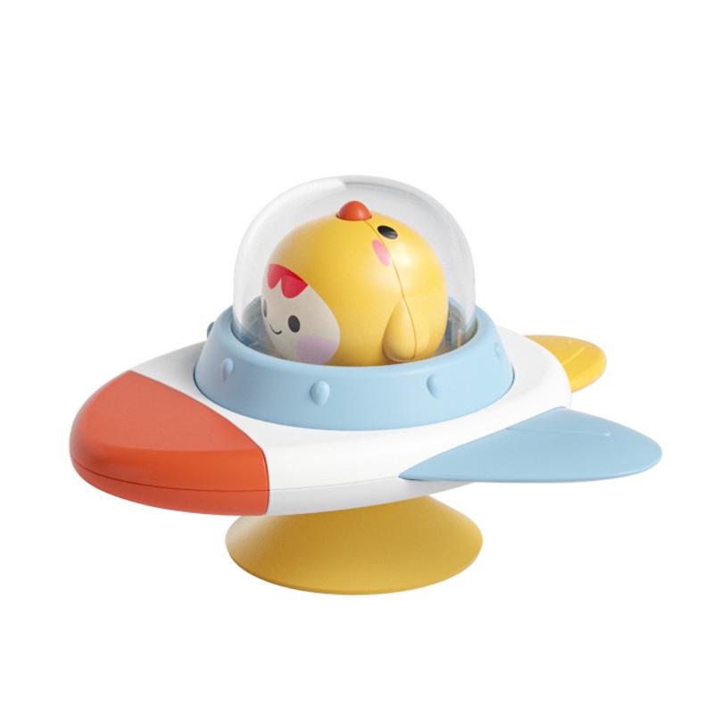 Suction Cup Spinner Baby Toy for 1 2 3 Year Boys Girls Hand Fidget Spinner Sensory Toys Stress Relief Baby Games Rotating Rattle