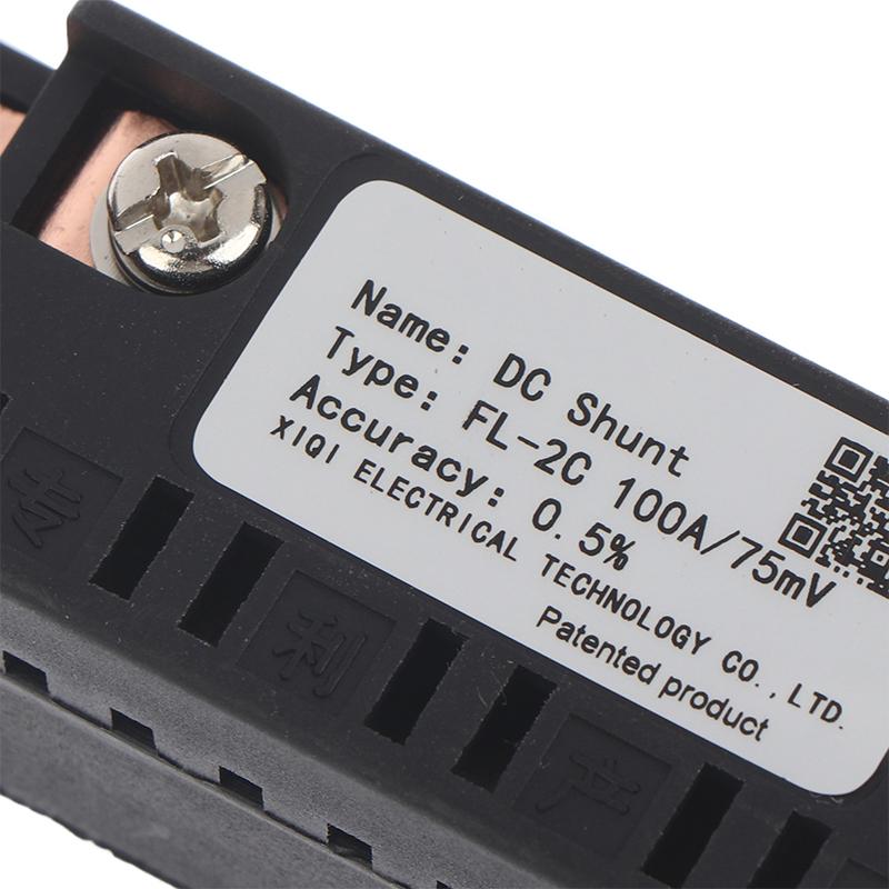 Fl-2C Shunt 10A 15A 20A 30A 40A 50A 75A 100A 75Mv Dc High Accuracy With Base Ammeter Current Shunt Resistor