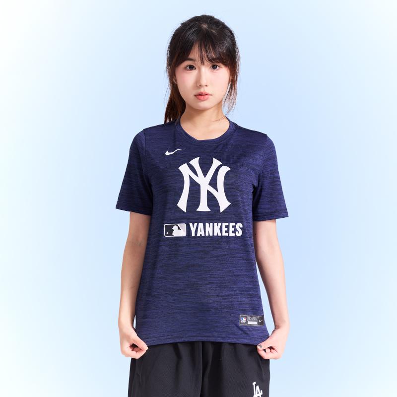 Nike MLB Collaboration T-Shirt Comfortable Classic Versatile Short Sleeve New York Yankees Baseball Team Kids Tops 3Z3B7NMGW-NYY