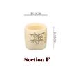 1 pcS Natural Hand Carved Carbonized Bamboo Tea Coffee Milk Water Cup