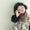 Sciarpa per Bambino Stile Coreano Semplice Monocolore Scaldacollo Incrociato Caldo Morbido a Maglia per Neonato Bambino Piccolo Esterno Facile da Abbinare Capo d'Abbigliamento Esterno
