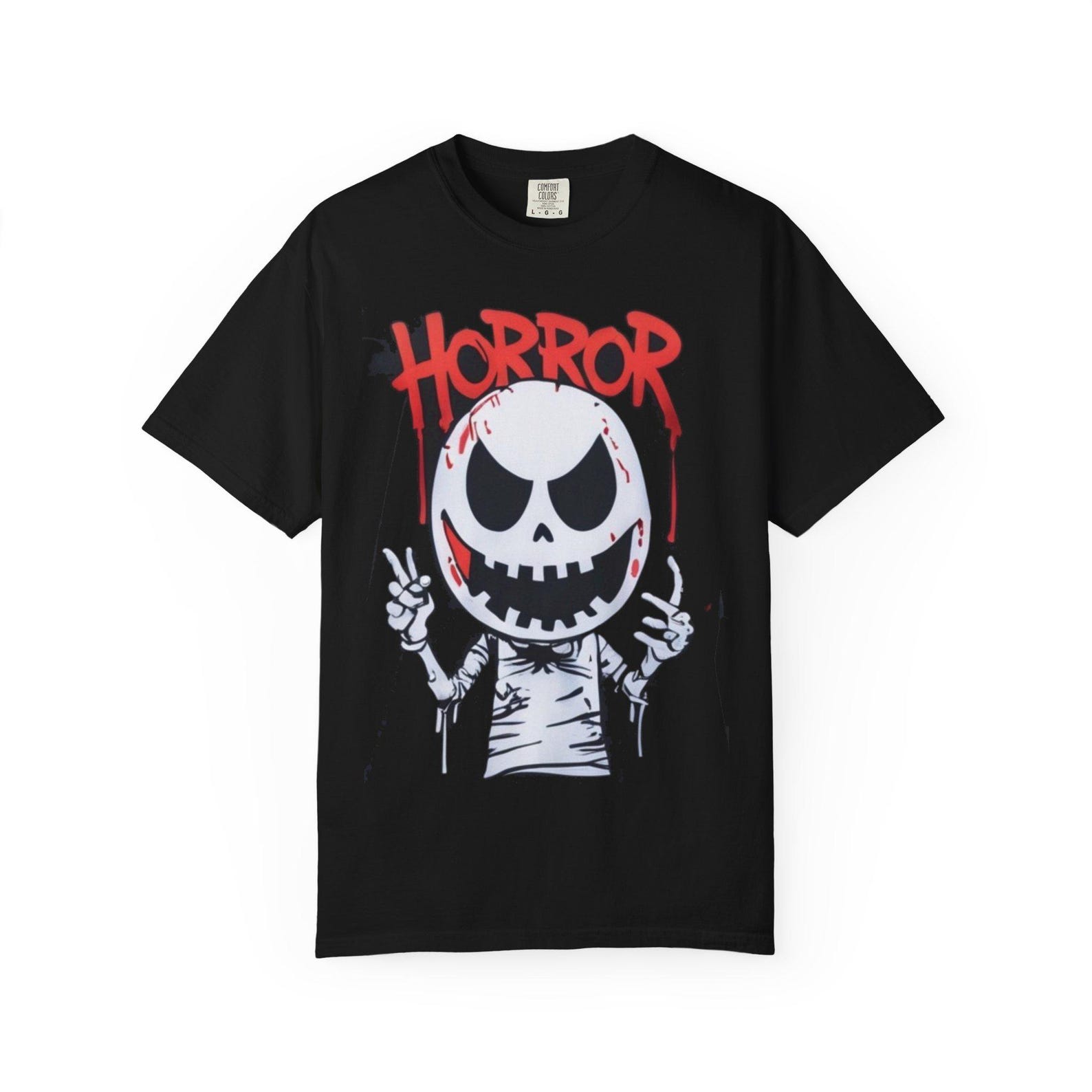 Horror Graphic Tee, Unisex T-Shirt for Halloween, Spooky Apparel, Horror Fan Gift, Casual Trendy Wear, Graphic T-Shirt S